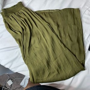 FOREVER 21 - LINEN PANTS WIDE LEG